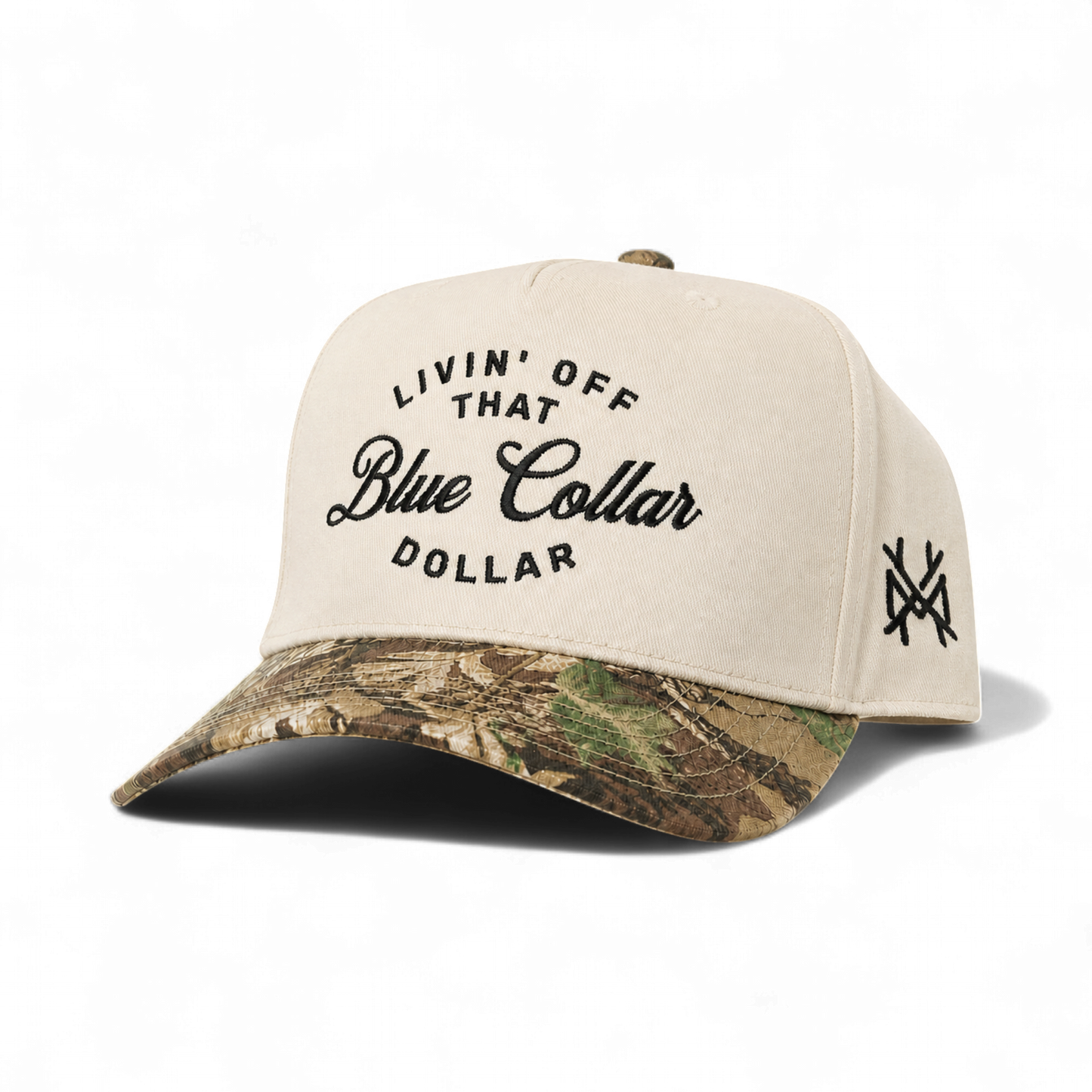 Blue Collar Dollar Trucker Hat - Snapback Workwear Cap