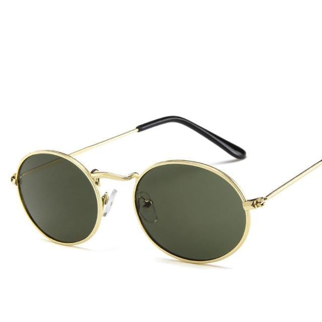 Oval Sunglasses Vintage Retro Sunglasses Designer Glasses for Women Men Oval Shape Sunglasses For Women/Men  Popular Luxury Round Shape  Sunglasses